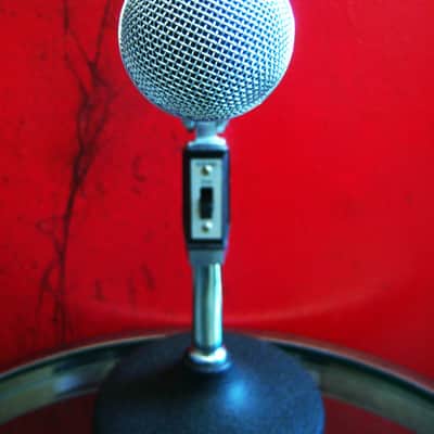 Vintage 1970's Shure 565S dynamic cardioid microphone Low Z Satin Chrome w accessories SM58 565SD 565 # 3 image 9