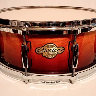 PEARL MASTERS SNARE DRUM WITH ROAD-RUNNER CARRY/PROTECTOR BAG - FREE SHIP TO C-USA! image 8