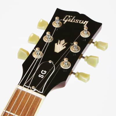 1999 Gibson SG Standard Vintage Reissue Cherry Red Electric Guitar Guns N’ Roses Signed by Slash Signature with Caricature Drawing & Brown TKL Hard Case image 19