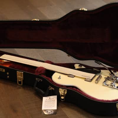 Unplayed! Gretsch G6128TDS-PE-LIV Player’s Edition Jet Lotus Ivory DS w/ Bigsby + COA OHSC (6033) image 21
