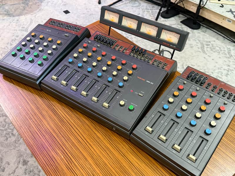 TASCAM MM-20, PE-20 Equalizer, EX-20 Expander, and MU-20 Mixing System image 1