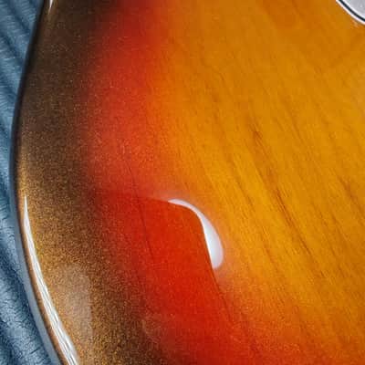 *RARE* 2021 Fender Japan Hybrid II Jazzmaster 75th anniversary - Limited Edition Sparkle Metallic 3-Color Sunburst M3TS - Full Set MIJ image 15