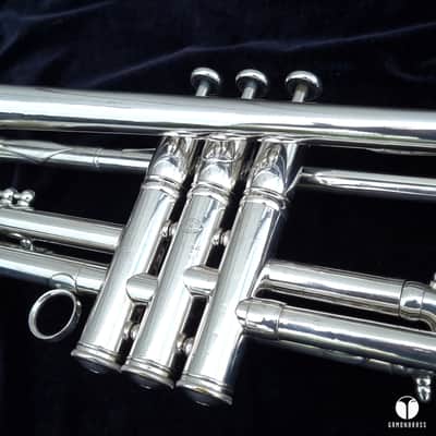 F. Besson pre war 88xxx GRAND PRIX trumpet - silver plated gamonbrass image 20