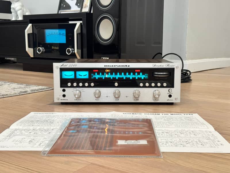 Vintage Marantz Model 2240 AM/FM Stereo Receiver ~FULLY SERVICED + LED’s ~ FREE SHIPPING !
