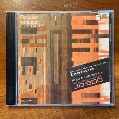 Roland JD-800 or JD-990 sound card SL-JD80-02 Drums & Percussion DANCE 1991-1996