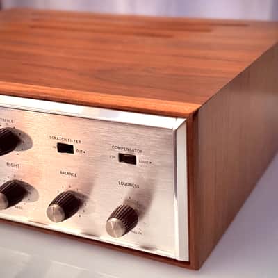 🎶✨ H.H. Scott 222D/222-D Tube Integrated Amplifier w/ Wood Case — Serviced EL84 / 7189 Vintage Hi-Fi image 6