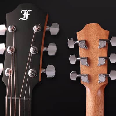 2025 NEW NECK Furch Violet Deluxe D-EM a Engelmann Spruce / African Mahogany with Case CNR SYSTEM ACTIVE image 2