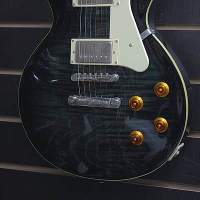Cort  CR250 TBK Trans Black Beauty Standard Les Paul image 1