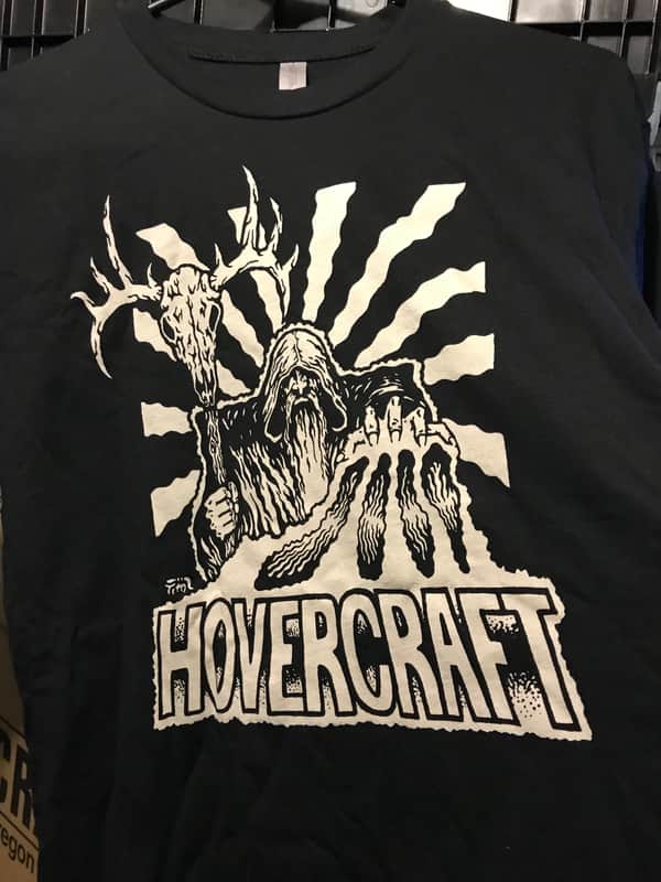 Hovercraft Caribou Wizard T Shirt - Small - free ship USA 2018 Black image 1
