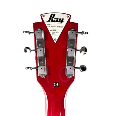 Used Kay K161V Semi-Hollow Electric Guitar Cherry Sunburst image 8