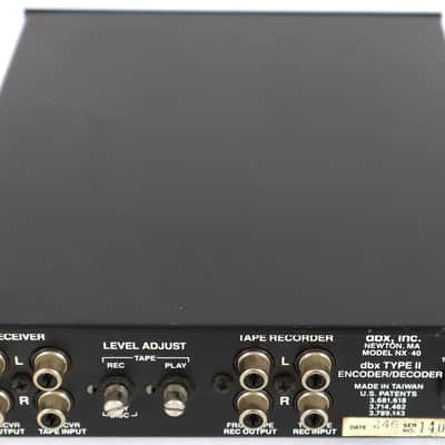 DBX Model NX-40 Tape Recorder Record / Noise Eliminator image 3