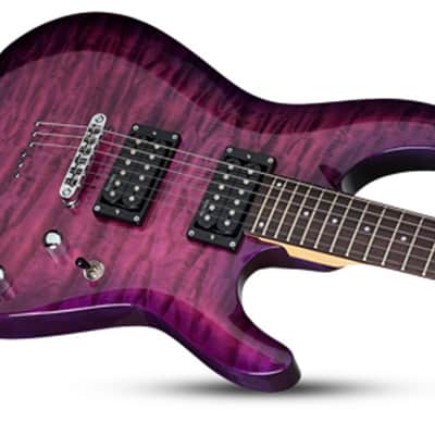 Schecter 445 C-6 Plus Electric Guitar 2025 - Electric Magenta image 3