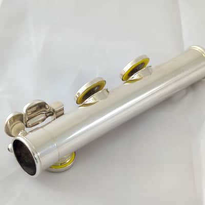 Immagine Recent Sankyo Etude PA flute ST-2 cut solid silver head closed hole - 12