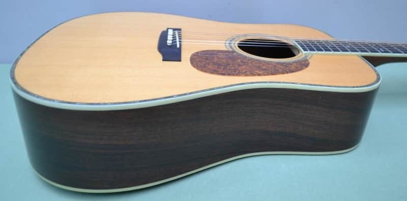 Recording King RD-227 All Solid Dreadnought Guitar with Abalone