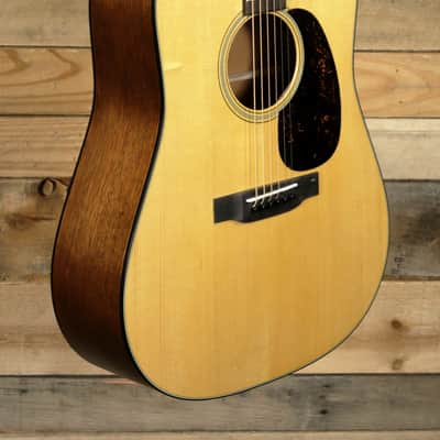 Martin D-18 Acoustic Guitar Satin Natural w/ Case image 1