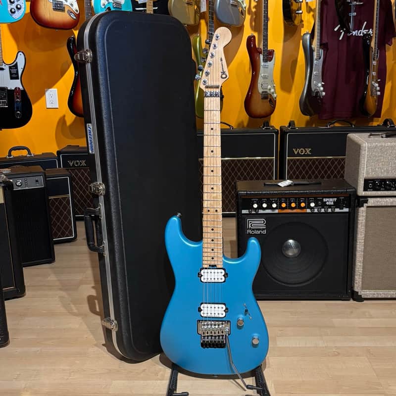 Charvel - "San Dimas "Pro Mod " Style -1 Roasted Maple - Matte Blue Frost w/ SKB HD Case (2017) - USED image 1