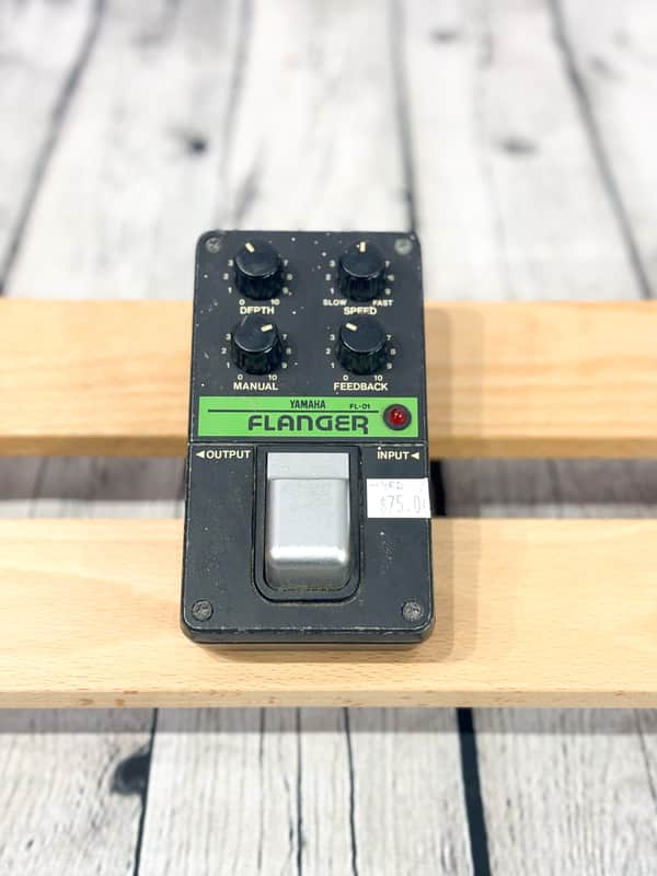 Yamaha FL-01 Flanger 1980s - Black image 1