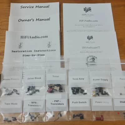 Sherwood S-7910 restoration kit filter capacitor repair rebuild fix image 1