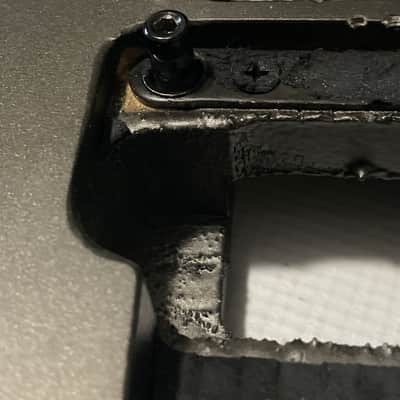 2000's Indonesian Ibanez RG5EX1 Grey Pewter Damaged Basswood Guitar Body Floyd Ready image 9