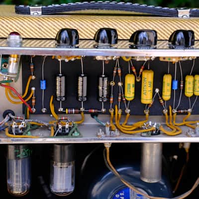 1960 Fender Vibrolux 5Y3GT Tweed tube-amp  image 10