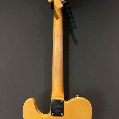 Made to Order - FRANCHIN Mars guitar Relic Aged 100% Nitro Lacquer (Butterscotch/ Sunburst/ Black/ White/ Blue/ Green/ Yellow/ Red/ Pink/ Burgundy/ Purple/ Gold/ Silver, etc.) Telecaster-Tele-T-Style Made in Italy image 16