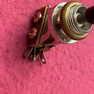 vintage 1993 Gibson Les Paul 3-way switch w/ tip +nut for custom standard deluxe es 335 sg 245 255 330 135 image 4