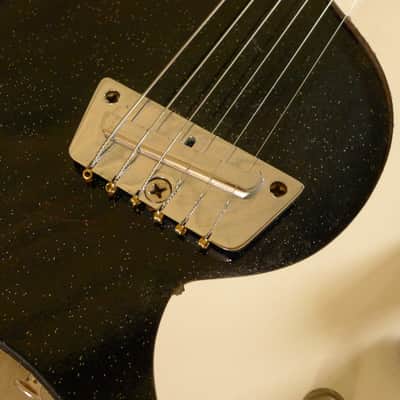 UNUSUAL '64 Silvertone 1448 Pre "Skate Key" Reverse Tuners, RARE Chromed Steel Saddle 4lb 14oz image 5