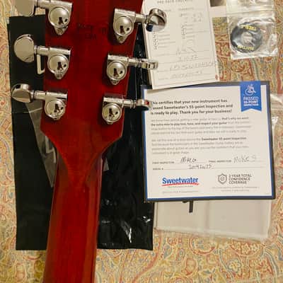 Gibson Les Paul Studio Plus 2021 -  AA MAPLE TOP Cherry heritage sunburst image 11