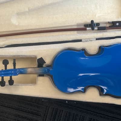 Mendini 1/4 size violin - Blue image 5