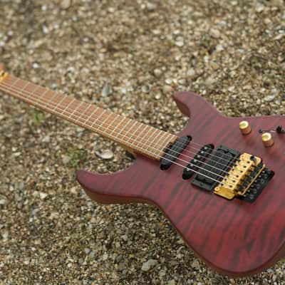 Jackson USA Signature Phil Collen PC1 Satin Stain - Satin Trans Red image 7
