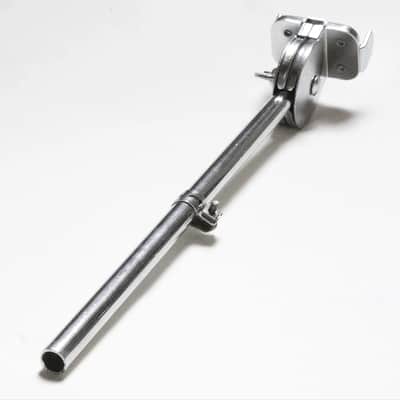 Slingerland Double Tom Arm Holder, Clip Style, Round Tube - 1960s / INSPECTED & TESTED / NO SLIPPING image 2