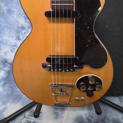 Vintage RARE 1956 Hofner 126 Club 50 Electric Guitar Pro Setup New Strings Original Hard Shell Case image 2