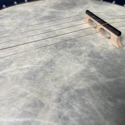 Vintage Open-Back 5-String Banjo c. 1920s-1940s Unbranded w/ Star Inlay & Gig Bag image 10