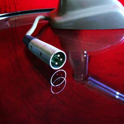 Vintage 1950's Ampex H-1390 / Electro-Voice 636 Omnidirectional Dynamic Microphone Hi Z w stand and cable 664 630 605# 1 image 12