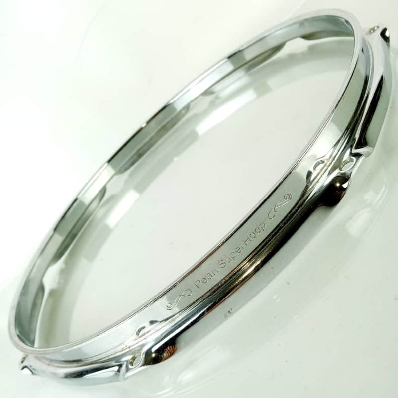 Pearl 13"8Lug Masterworks Super Hoop II 2.3mm Chrome-Steel Snare Drum Batter Rim image 1