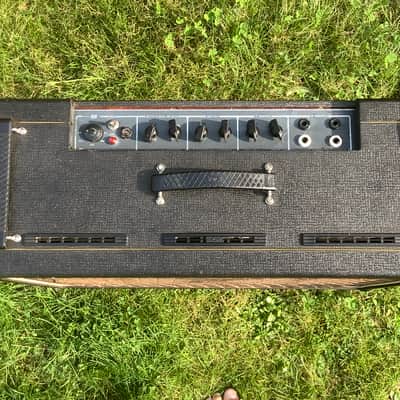 Vox AC-15/T Twin 2-Channel 15-Watt 2x12" Guitar Combo 1963 - 1965 - Black with Brown Diamond Cloth image 9