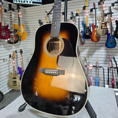 Martin D-28 Acoustic Guitar - Sunburst w/OHSC + FREE $299 Plek & Setup #026 image 7