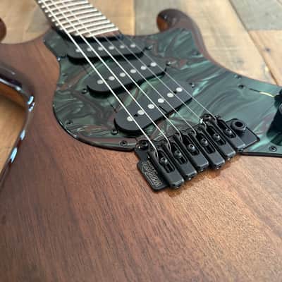 Rick Turner Guitars Electroline - Walnut Top with Scott Walker Buffer Booster & Kirinite Pickguard and Plates image 4