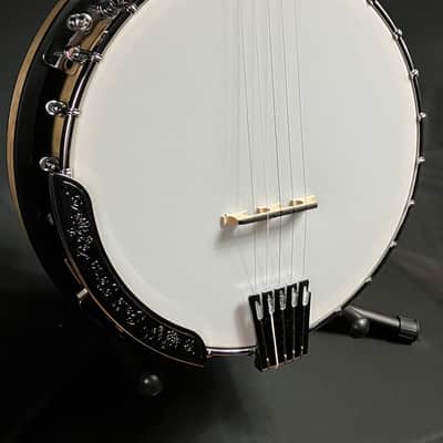Gold Tone CC-100R Cripple Creek 5-String Banjo Blonde Natural Finish w/ Gig Bag image 3