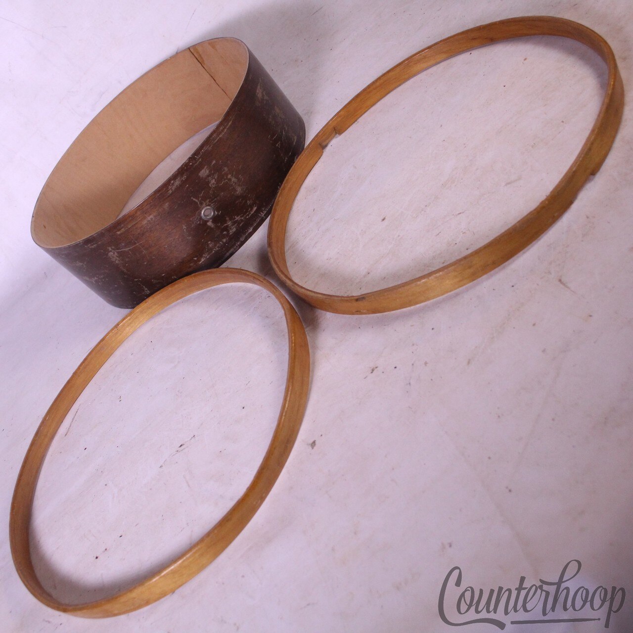 Gretsch 14x5"Single Tension Snare Drum Shell Sep28 1953 2Ply Mahogany/Poplar 50s — main photograph