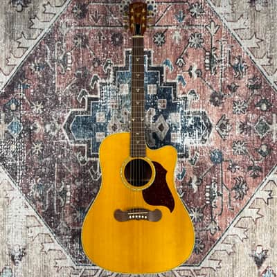 1998 Gibson CL35 Deluxe Vintage Natural Made In USA Acoustic Electric Guitar W/ Original Hardshell Case! image 5