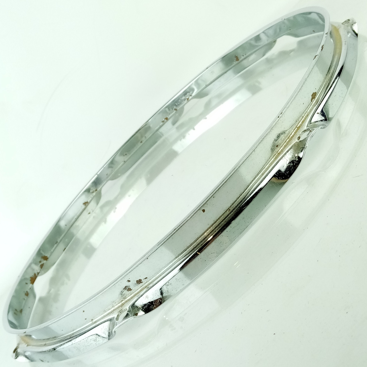 Ludwig 14"8-Lug 60s-70s 1.6mm Batter Snare/Floor Tom Drum Rim/Hoop Triple Flange — main photograph