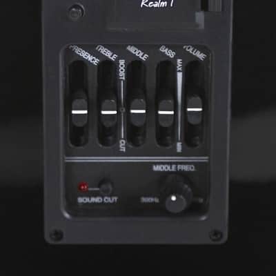 JB Player JBEA25 Acoustic-Electric Guitar - Black w/ Barcus-Berry Realm I Preamp image 2