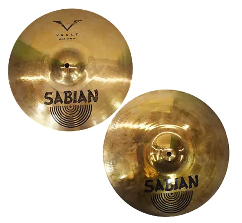 Sabian 14" Vault Hi Hat Cymbals (Pair) image 1