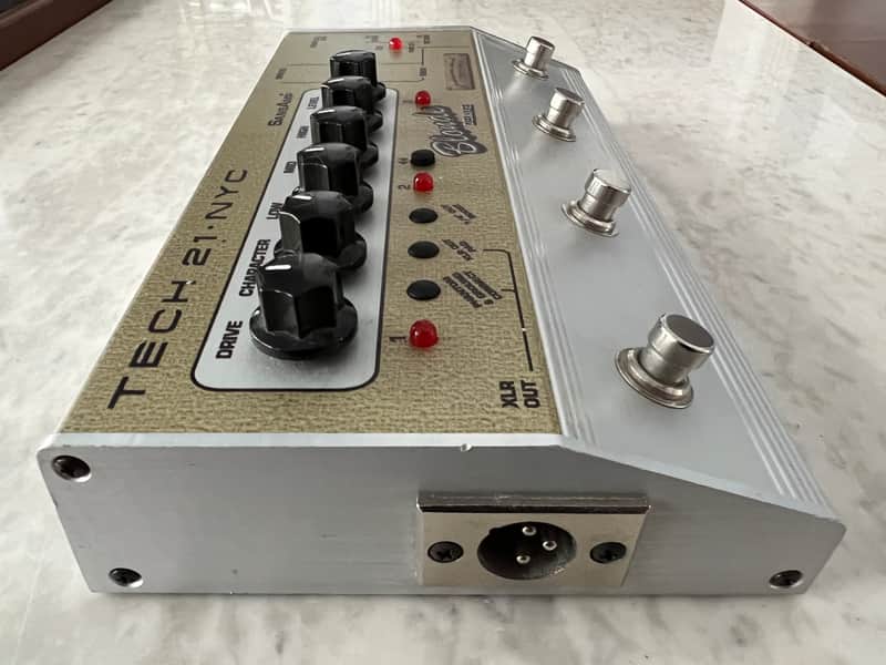 Tech 21 SansAmp Blonde Deluxe Analog Preamp DI Overdrive EQ | Reverb