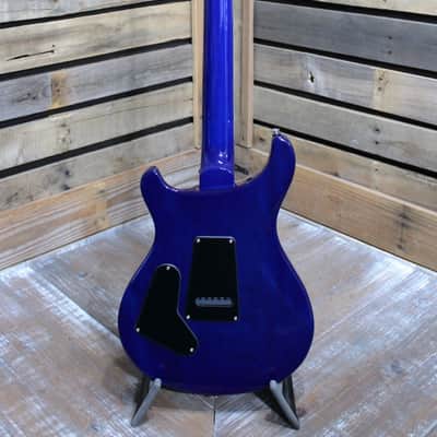 PRS SE Custom 24-08 Quilt 24-Fret Electric Guitar Lake Blue with Gigbag image 4