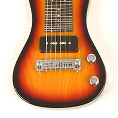 SX Lap 2 Ash 3TS Electric Lap Steel Guitar w/Bag & Stand image 3
