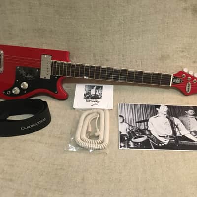 Eastwood Pete Shelley Signature Starway Buzzcocks 2007 Red Only 88 Made #20 image 5