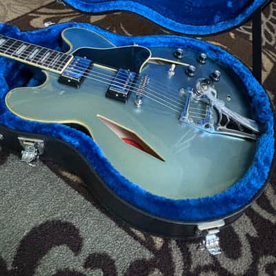 Epiphone Shinichi Ubukata Limited Edition Japan Only Signature ES-355 Pelham Blue Unplayed /As New image 3