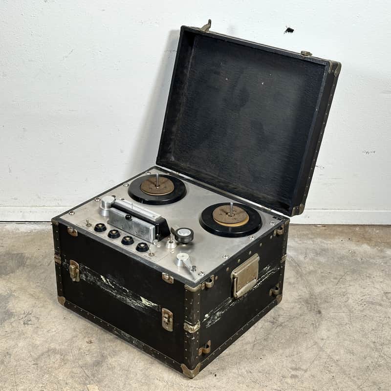 Ampex 350 / 351 Reel To Reel Transport Magnetic Tape Recorder w/ Original Case image 1